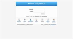 Desktop Screenshot of mail.gotanet.se