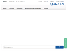 Tablet Screenshot of gotanet.se
