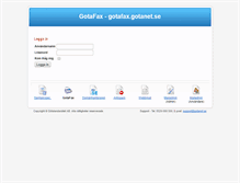 Tablet Screenshot of gotafax.gotanet.se